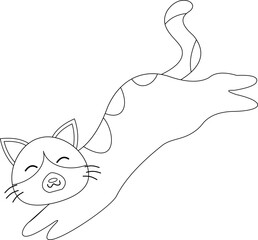 Cute Cat's Outline