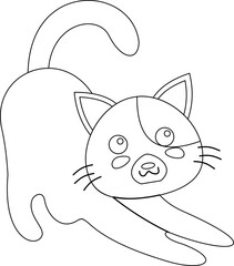 Cute Cat's Outline