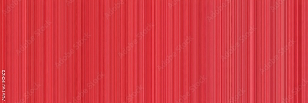 Aufkleber Bright red background with subtle vertical lines creates a dynamic texture suitable for various graphic design applications