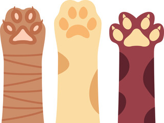 Cute Cat's Paw Illustration