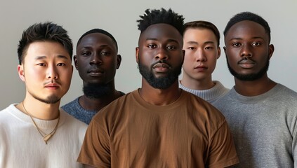 Five Friends Posing Together