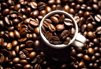 fragrant coffee beans displayed modern brewing system showcasing freshly brewed aromatic coffee experience, fragrance, equipment, espresso, roast, beverage