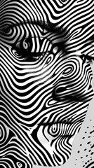 Monochrome Patterns, Abstract patterns and designs using varying shades of grey