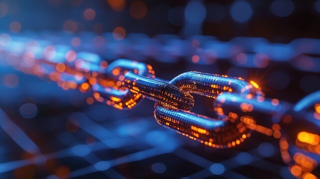 Blockchain-enabled supply chain management, transparent, digital - Powered by Adobe