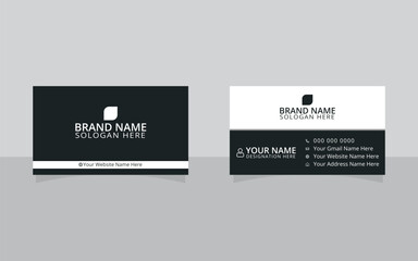 Modern Creative Business card  Template Design.