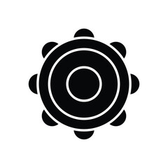 Tambourine  vector icon