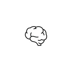 Brain icon vector. EPS 10 editable vector