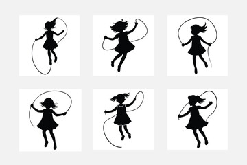 Enchanting Girl with Jumping Artwork Set for Every Space





