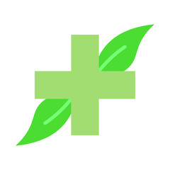 Obraz premium Herbal Medicine Flat