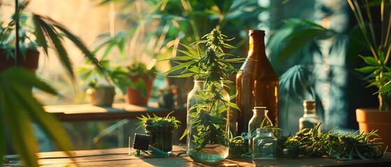 Festival with a cannabis wellness booth Public awareness and celebration