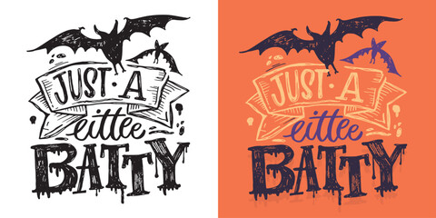 Obraz premium Cute hand drawn doodle lettering quote- fall vibes. Lettering for t-shirt design, mug print, bag print, clothes fashion. 100% hand drawn vector image.