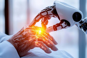 Robotic Helper A robot assisting an elderly person in a smart home environment