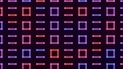 Neon Geometric Pattern Background Loop