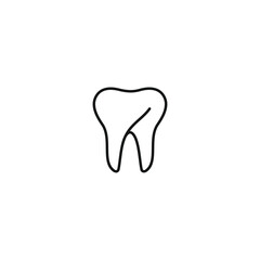 Dental icon vector. EPS 10 editable vector