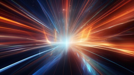 abstract tunnel digital backgrounds, blending technology seamlessly to inspire innovation , generative ai