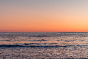 evening on Zapallo Bay beach