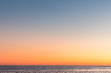 evening on Zapallo Bay beach
