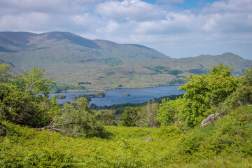 Derrycunihy, Ireland - June 8 2024 "Ladies' view on the Ring of Kerry road"