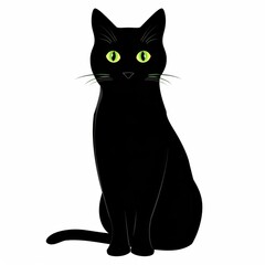 Black cat playfully catching colorful lollipop, mid-air candy chase on white background, joyful moment captured.