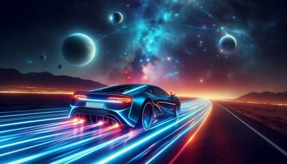 Neon Velocity: A Cyber-Speed Journey
