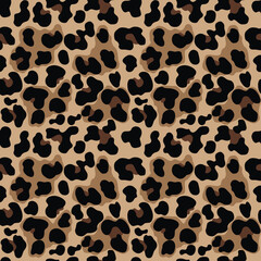 animal leopard print vector design with wild cat spots