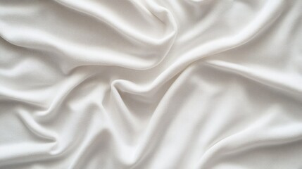 Fototapeta premium High-resolution image of white jersey fabric texture, perfect for design and fashion-related visuals
