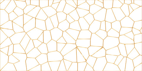 Abstract golden hexagon graphic ornament. arabian Stylish Seamless pattern on white background. Creative design. Design for book, notebook and calendar covers. high quality textile design, vector .	
