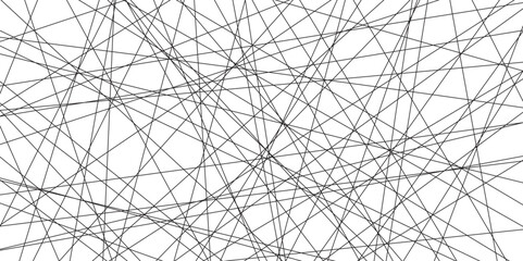 Obraz premium Abstract black lines with white background. Creative and geometric shape with luxury pattern and paper texture design. abstract background with stripes for website design Technology background. 