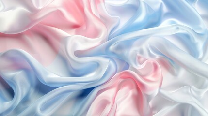Fototapeta premium Abstract Blue and Pink Silk Fabric Texture