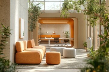 Embracing Neurodiversity: Futuristic Design in Collaborative Coworking Hub