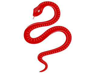 干支・巳年・赤