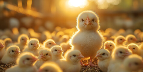 A bird incubator. The chickens are in the incubator.
