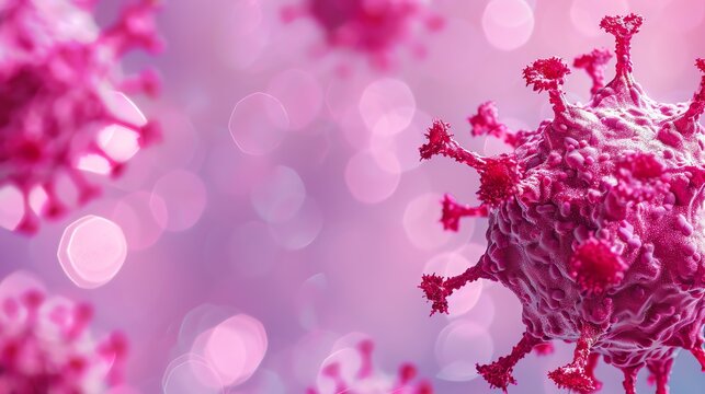 Virus spread concept with infected birds, virus transmission