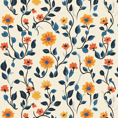 Vintage floral pattern