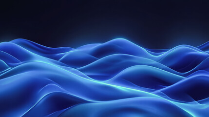 Obraz premium Abstract digital background electromagnetic wave background Innovation digital wave background information technology background The background is the background. gradient wave digital wave banner