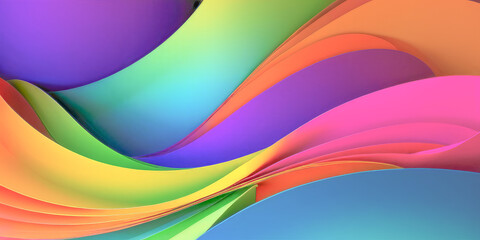 Multicolored abstract background rays waves