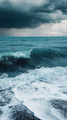 Fototapeta premium the seashore. International Black Sea Day. sea waves.