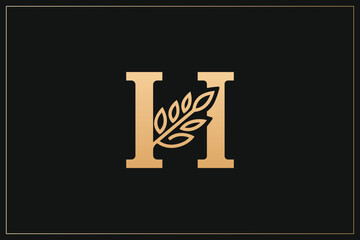 H Letter Trademark Brand Logo