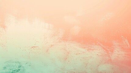 Tranquil Pastel Orange and Mint Gradient Background for Relaxation and Calmness