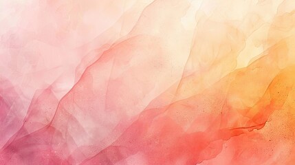 Fototapeta premium Serene Pastel Orange and Pink Gradient Background with a Soft and Dreamy Texture
