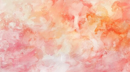 Fototapeta premium Serene Pastel Pink and Peach Watercolor Background for Peaceful Designs