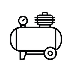 Air compressor icon vector design template