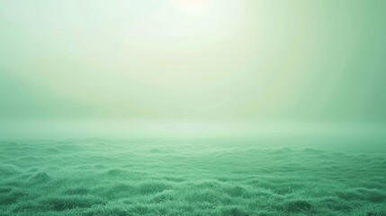 Fototapeta premium Tranquil Pastel Green and Mint Gradient Wallpaper for Serene Interior Design
