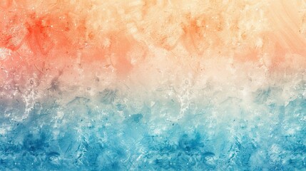 Naklejka premium Serene Pastel Orange and Blue Gradient Background with Delicate Texture