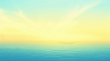 Naklejka premium Serene Pastel Yellow and Blue Gradient Background for Relaxation and Tranquility