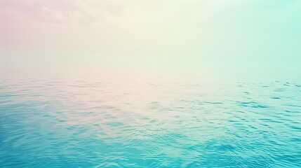 Fototapeta premium Serene Light Pastel Mint and Blue Gradient for Calm and Relaxation