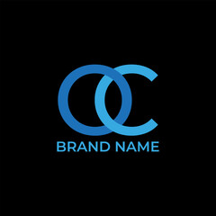 Obraz premium OC, CO, abstract logo design