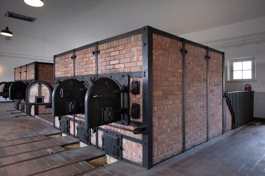 Incineration plant of the company Topf und S&ouml;hne in the crematoria of Buchenwald concentration camp to burn a great number of bodies in a short period. Weimar, Germany, July 23 2024