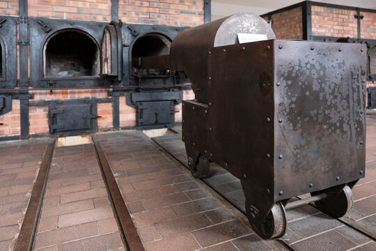 Incineration plant of the company Topf und S&ouml;hne in the crematoria of Buchenwald concentration camp to burn a great number of bodies in a short period. Weimar, Germany, July 23 2024