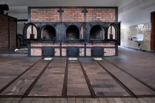 Incineration plant of the company Topf und S&ouml;hne in the crematoria of Buchenwald concentration camp to burn a great number of bodies in a short period. Weimar, Germany, July 23 2024